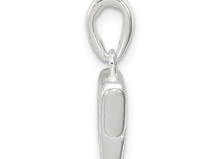 Sterling silver pendant, alternate view