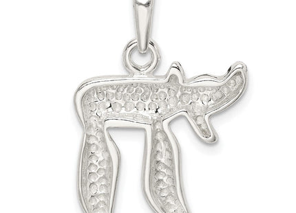 Sterling Silver Chai Pendant (Style QC2886)