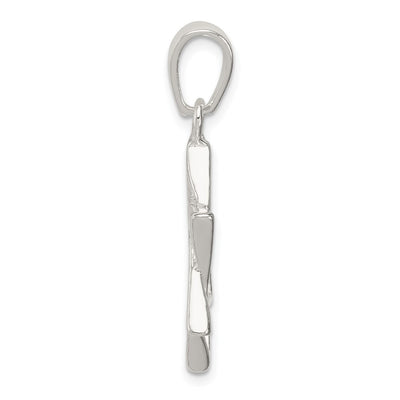 Sterling Silver Star of David Charm, 25 x 20mm