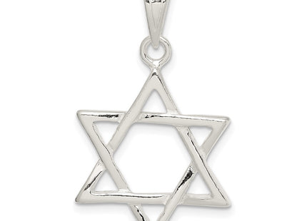 Sterling silver star charm, further view