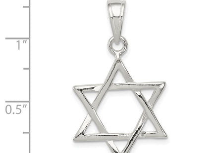 Sterling silver star charm, another view