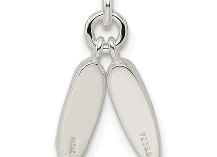 Sterling Silver Ballet Slippers Charm