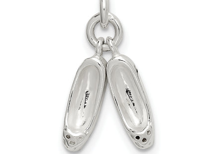 Sterling Silver Ballet Slippers Charm