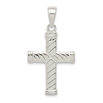 Sterling silver cross pendant