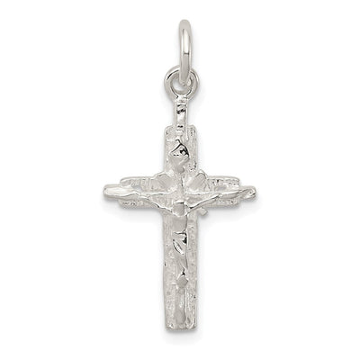 Sterling silver crucifix pendant