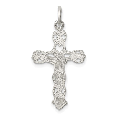 Sterling Silver Crucifix Charm, 30 x 16mm