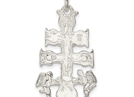 Sterling silver crucifix pendant, further view