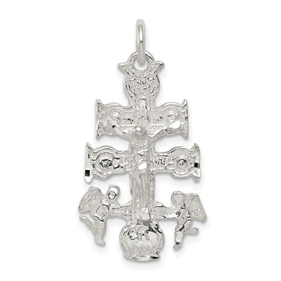 Sterling silver crucifix pendant