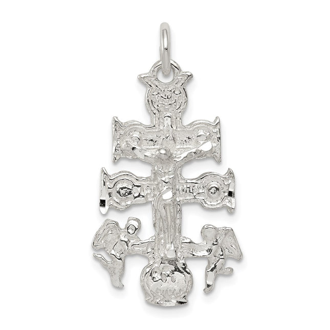 Sterling silver crucifix pendant