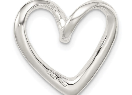 Sterling silver heart pendants & charm, further view