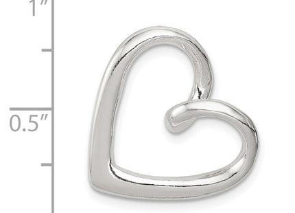 Sterling silver heart pendants & charm, another view