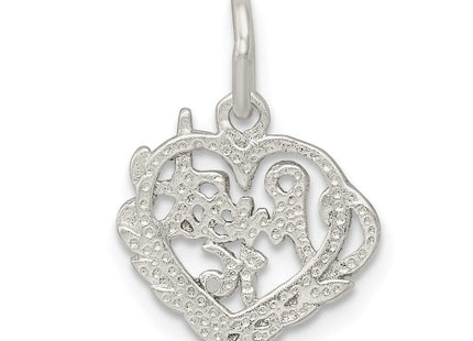 Sterling Silver Sweet 16 Charm (Style QC3076)