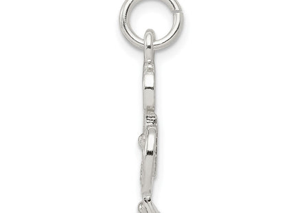 Sterling silver charm, alternate view