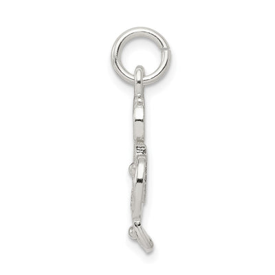 Sterling Silver Treble Clef Charm, 20 x 10mm