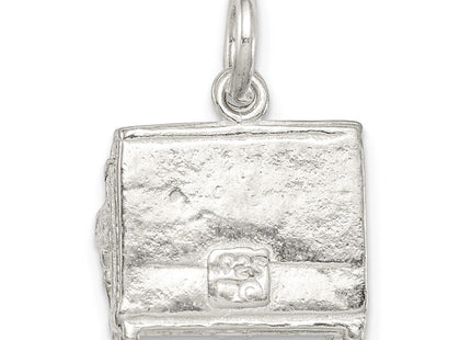 Sterling Silver Piano Charm (Style QC3086)