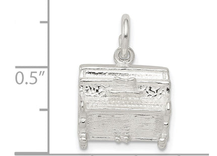 Sterling Silver Piano Charm (Style QC3086)