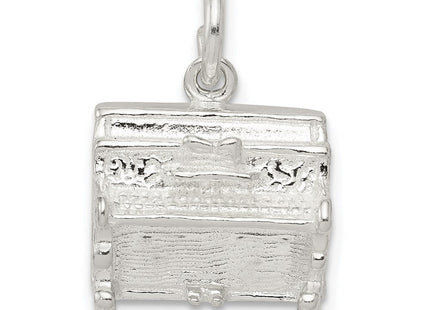 Sterling Silver Piano Charm (Style QC3086)