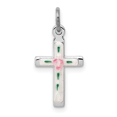Sterling silver cross charm