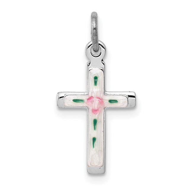 Sterling silver cross charm