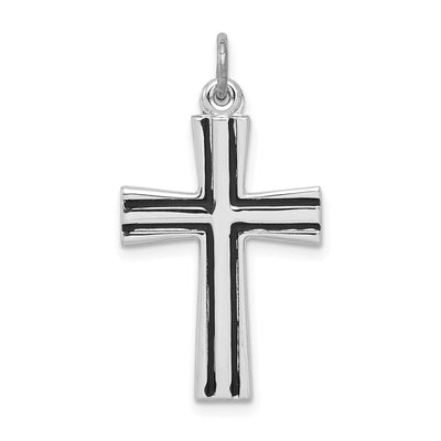 Sterling silver cross charm