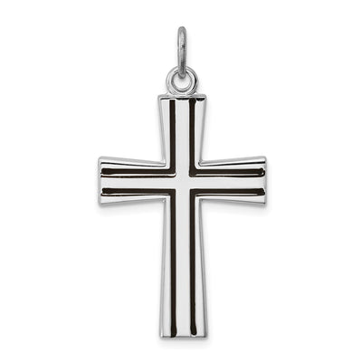 Sterling silver cross charm
