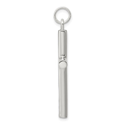 Sterling Silver Latin Cross Pendant, 44 x 21mm