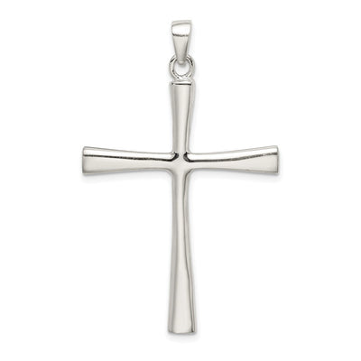 Sterling Silver Cross Pendant, 44 x 29mm