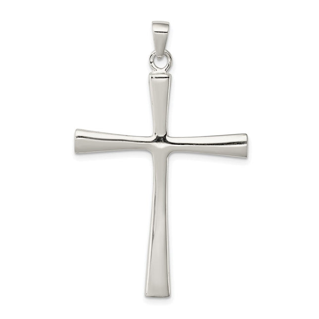 Sterling Silver Cross Pendant, 44 x 29mm