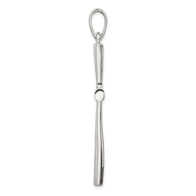 Sterling Silver Cross Pendant, 57 x 36mm