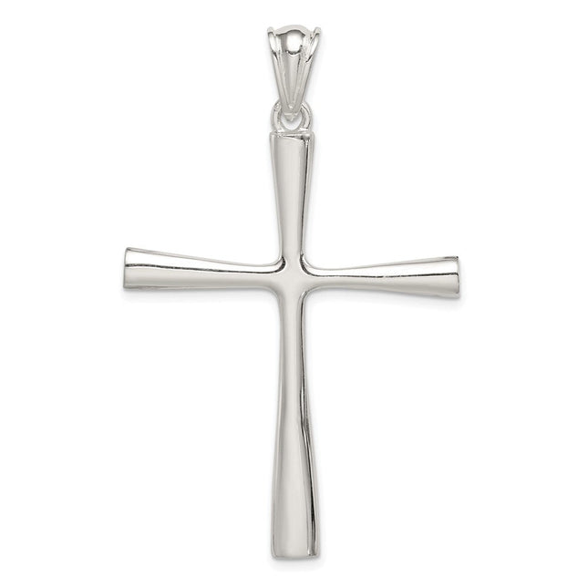 Sterling Silver Cross Pendant, 57 x 36mm