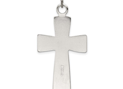 Sterling silver crucifix pendant, further view