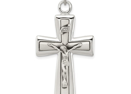 Sterling silver crucifix pendant