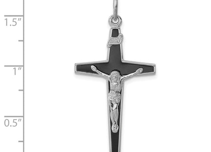 Sterling silver crucifix pendant, another view
