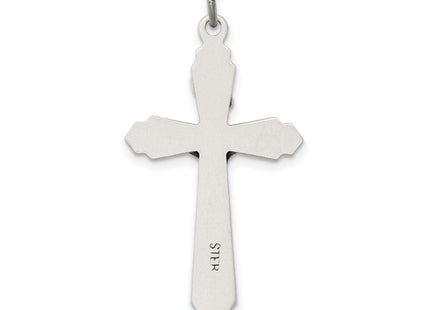 Sterling Silver Antiqued Crucifix Pendant