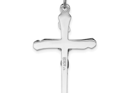 Sterling silver crucifix pendant, further view