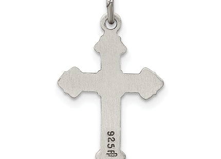 Sterling Silver Antiqued INRI Crucifix Pendant