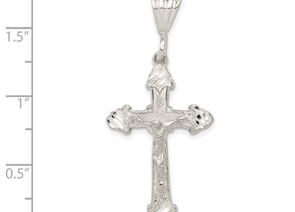 Sterling silver crucifix pendant, another view