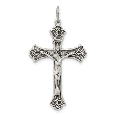 Sterling silver crucifix pendant