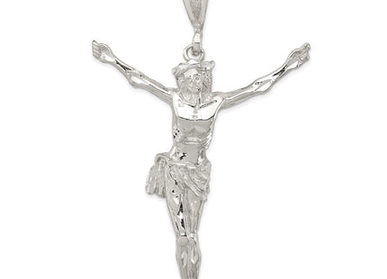 Sterling Silver Corpus (Crucified Christ) Pendant (Style QC3432)