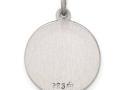 Sterling Silver Antiqued Our Lady of Perpetual Help Medal