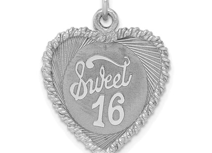 Sterling silver disc charm