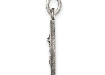 Sterling Silver Antiqued Saint Michael Medal