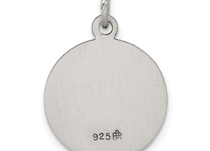 Sterling Silver Antiqued Saint Michael Medal