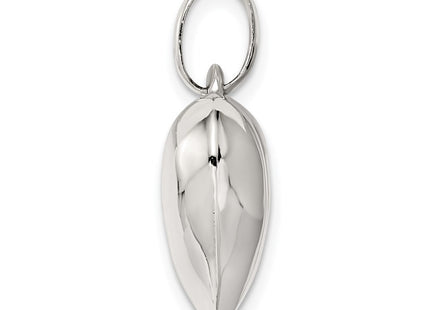 Sterling silver heart charm, alternate view