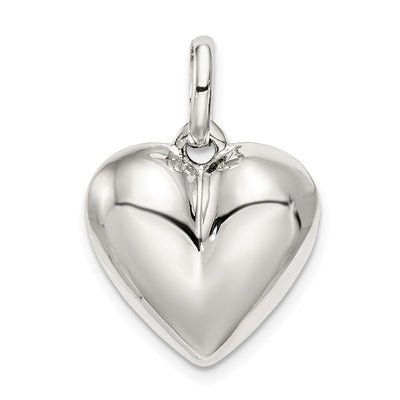 Sterling silver heart charm