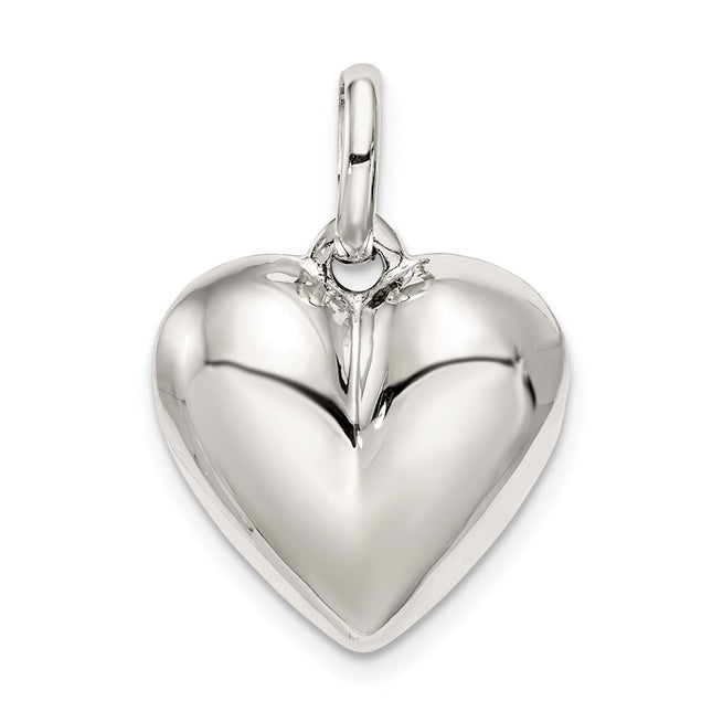 Sterling silver heart charm