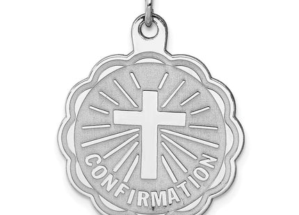 Sterling silver disc charm