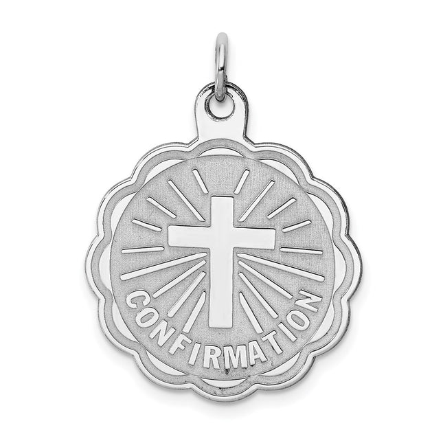 Sterling silver disc charm