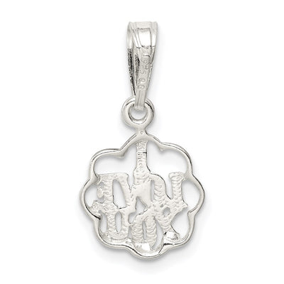 Sterling Silver I Love You Charm