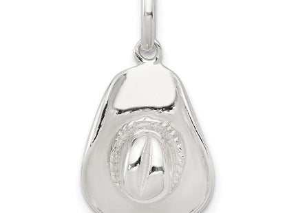 Sterling Silver Cowboy Hat Charm (Style QC3844)